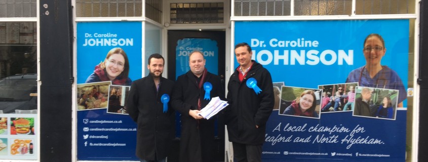 Campaigning in the Sleaford and North Hykeham By-Election - 25th November 2016